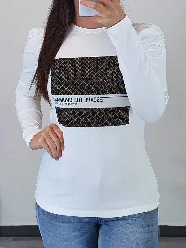 MAJICA SL084 BELA