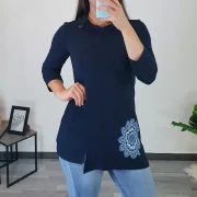 TUNIKA MONDI TEMNO MODRA - slika 3