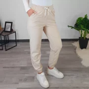 USNJENE HLAČE W901 BEŽ - slika 4