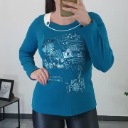 MAJICA KLARA PETROLEJ