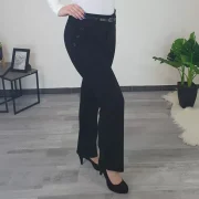 ELEGANTNE HLAČE SC-172 ČRNA - slika 2