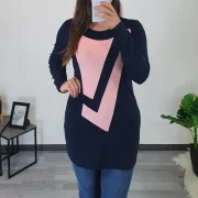 TUNIKA NALU TEMNO MODRA - slika 2