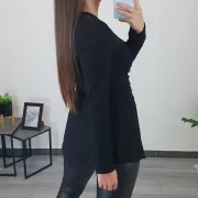 MAJICA DUNJA ČRNA - slika 4