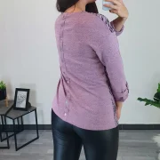 MAJICA 51224 ROZA Z VZORCEM - slika 3