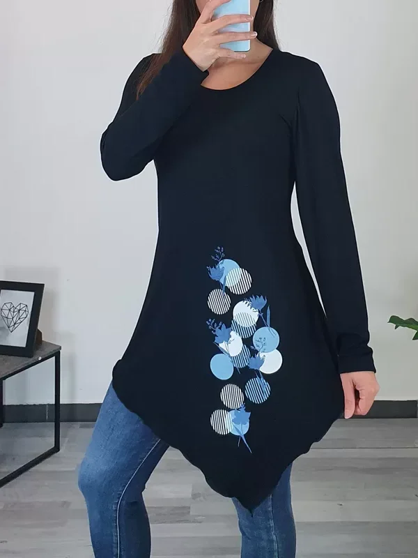 TUNIKA DARJA TEMNO MODRA