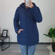 OBOJESTRANSKI PLAŠČ J9162BL - slika 5