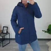 OBOJESTRANSKI PLAŠČ J9162BL - slika 6