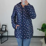 OBOJESTRANSKI PLAŠČ J9162BL - slika 3