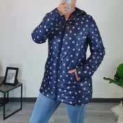 OBOJESTRANSKI PLAŠČ J9162BL - slika 2