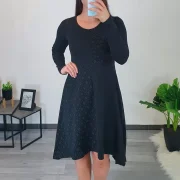 OBLEKA KAIRA ČRNA - slika 4