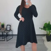 OBLEKA KAIRA ČRNA - slika 3