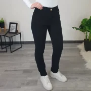 PUSH UP HLAČE ML8661 ČRNA