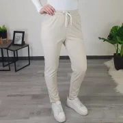 USNJENE HLAČE W902 BEŽ