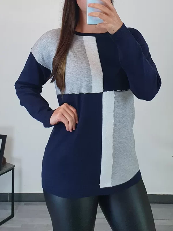 PLETENINA 6222 TEMNO MODRA