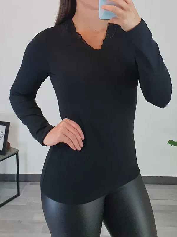 MAJICA MINKA ČRNA