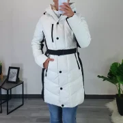PLAŠČ D2-3865 BEL - slika 2