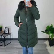 PLAŠČ P22-6662 OLIV - slika 2