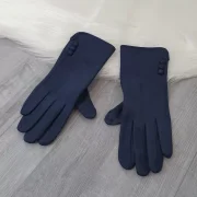 ŽENSKE ROKAVICE GL-58717 TEMNO MODRE