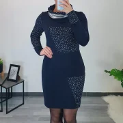 TUNIKA LOLITA TEMNO MODRA - slika 2