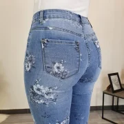 JEANS HLAČE GF1087 - slika 4