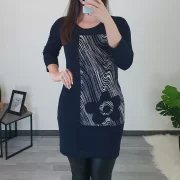 TUNIKA ELEN TEMNO MODRA - slika 2