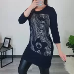 TUNIKA ELEN TEMNO MODRA