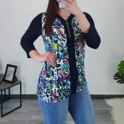 MAJICA DAMIRA TEMNO MODRA