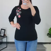 MAJICA PAPINA ČRNA - slika 2