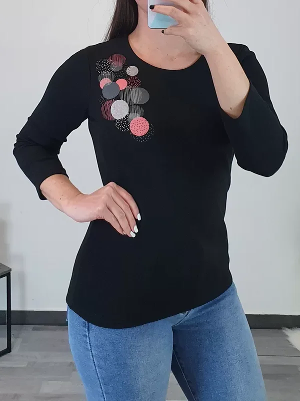 MAJICA PAPINA ČRNA