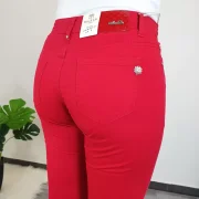 ELEGANTNE 7/8 HLAČE ML3332 RDEČE - slika 6