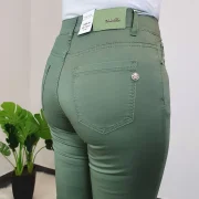 ELEGANTNE 7/8 HLAČE 3A506 OLIV - slika 4