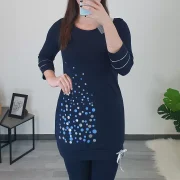 TUNIKA TERNA TEMNO MODRA - slika 3