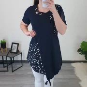 TUNIKA REGINA TEMNO MODRA - slika 2