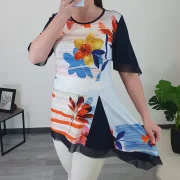 TUNIKA MEI TEMNO MODRA - slika 2