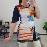 TUNIKA MEI TEMNO MODRA - slika 4