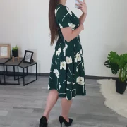 OBLEKA MAVRICA VZOREC ZELENA - slika 3
