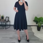 OBLEKA MAVRICA TEMNO MODRA