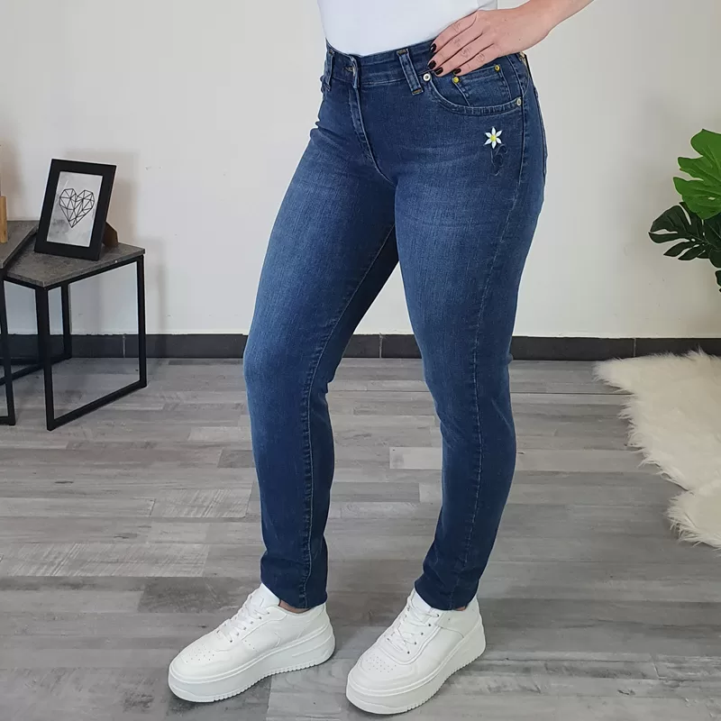 Push up jeans hlače PUSH UP SCOCH JEANS 10640 - slika 1
