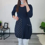 TUNIKA AVA TEMNO MODRA - slika 2