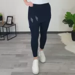 7/8 HLAČE S KRILOM HELENA TEMNO MODRE