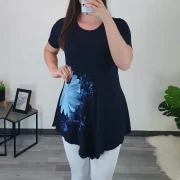 TUNIKA BOTA TEMNO MODRA - slika 2