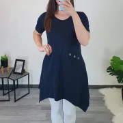 TUNIKA PIKA TEMNO MODRA - slika 2