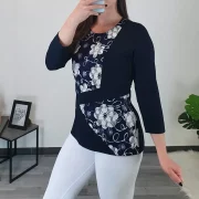 MAJICA KRISTI TEMNO MODRA