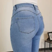 PUSH UP JEANS HLAČE SA6317 - slika 4