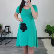 OBLEKA ANICA ZELENA - slika 4