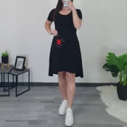 OBLEKA ANICA ČRNA - slika 4