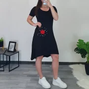 OBLEKA ANICA ČRNA - slika 2