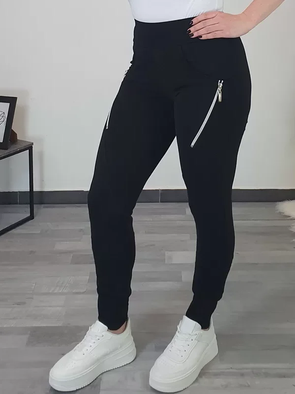 ŠPORTNE HLAČE AJDA ČRNA