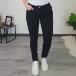 PUSH UP HLAČE K5779 ČRNE