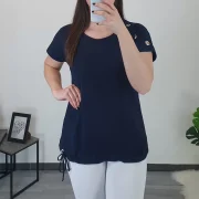 MAJICA JERICA TEMNO MODRA - slika 3